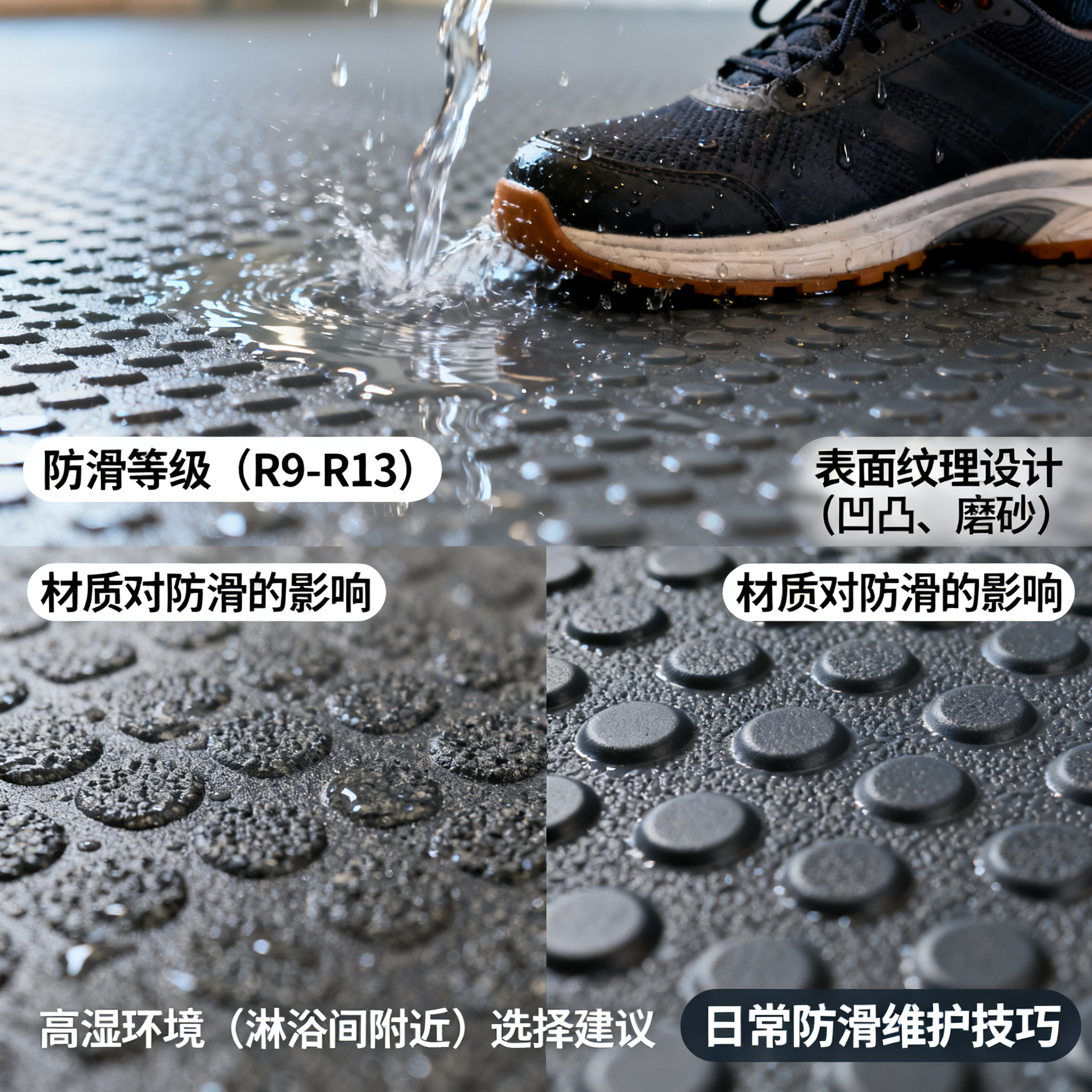 场馆地胶防滑性能深度解析：湿滑环境下如何保障安全？