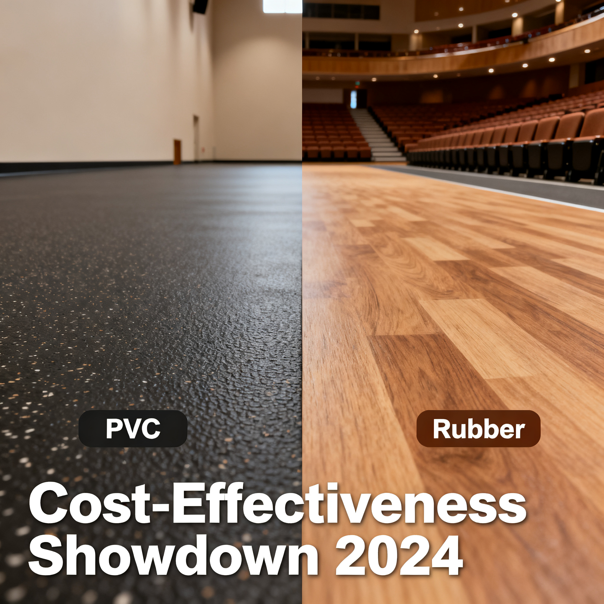 2024 Venue Flooring Showdown: PVC vs Rubber — Who Reigns Supreme in Cost-Effectiveness?