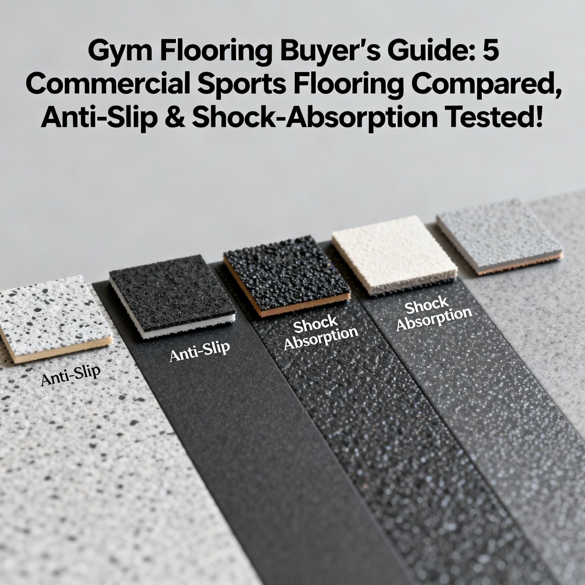 Gym Flooring Buyer's Guide: 5 Commercial Sports Flooring Compared, Anti-Slip & Shock-Absorption Tested!
