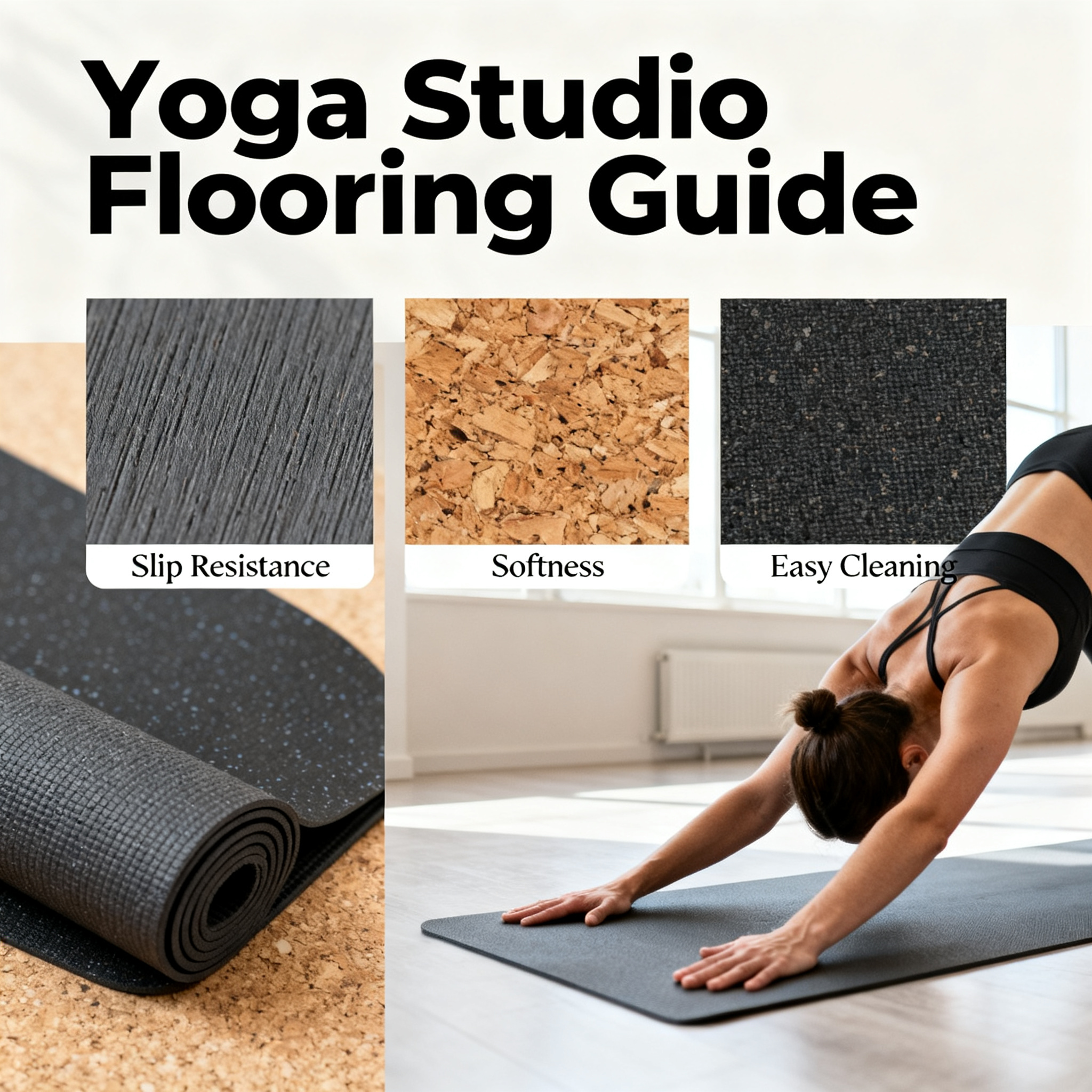 Yoga Studio Flooring Selection Guide: The Perfect Balance of Slip Resistance, Softness, and Easy Cleaning
