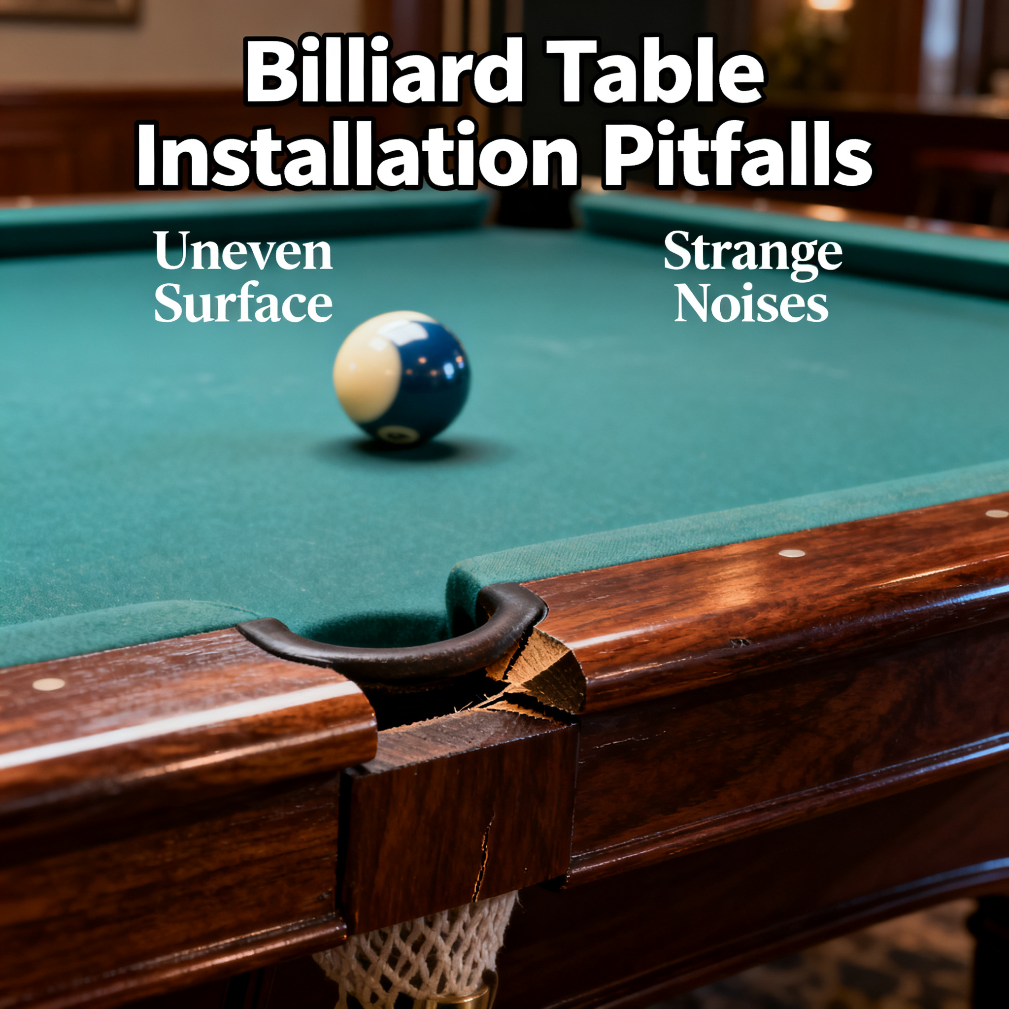Billiard Table Installation Pitfalls: Details Installers Won&amp;#039;t Tell You That Could Cause an Uneven Table or Strange Noises