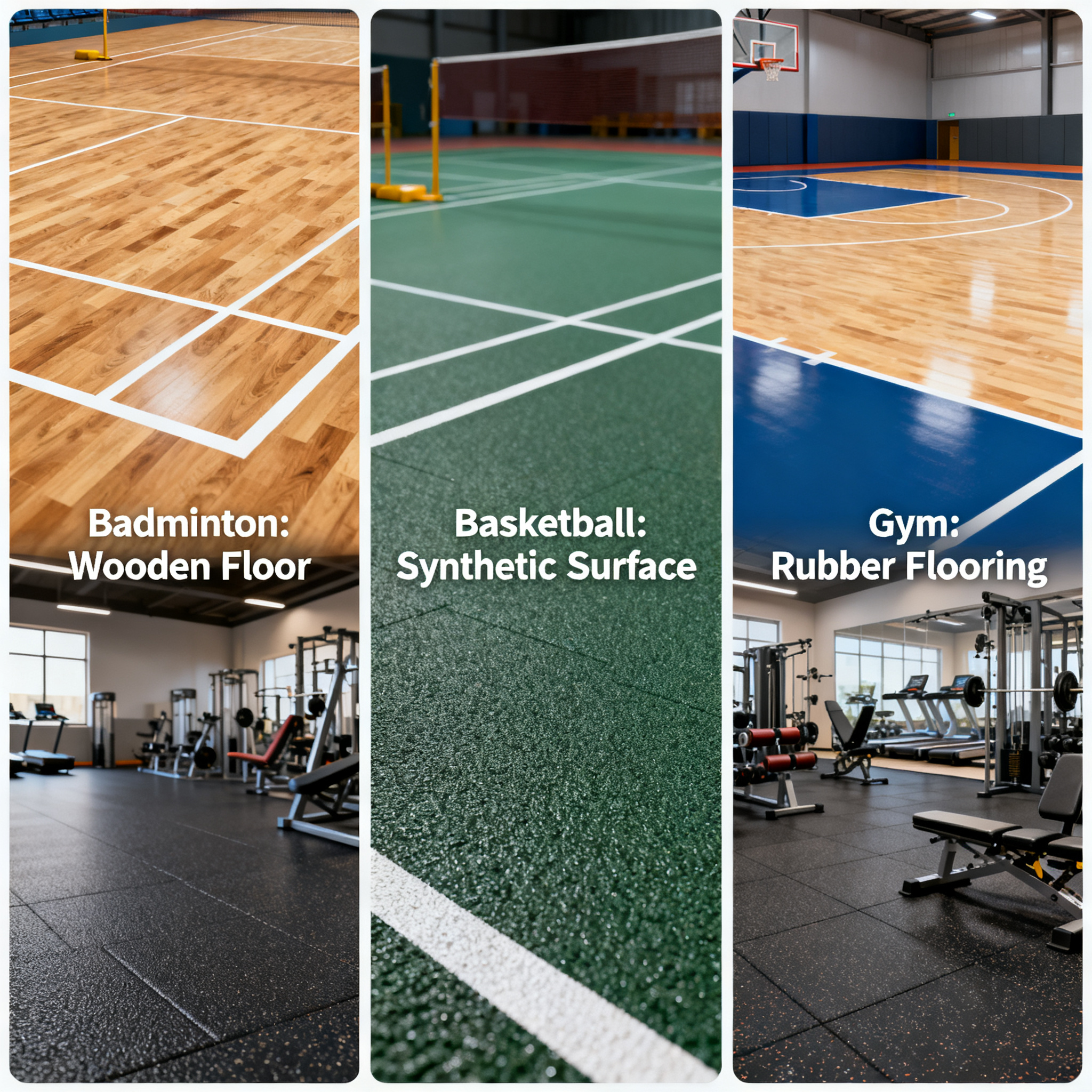 Badminton Courts, Basketball Courts, and Gyms: How to Choose the Right Flooring for Different Sports Venues?