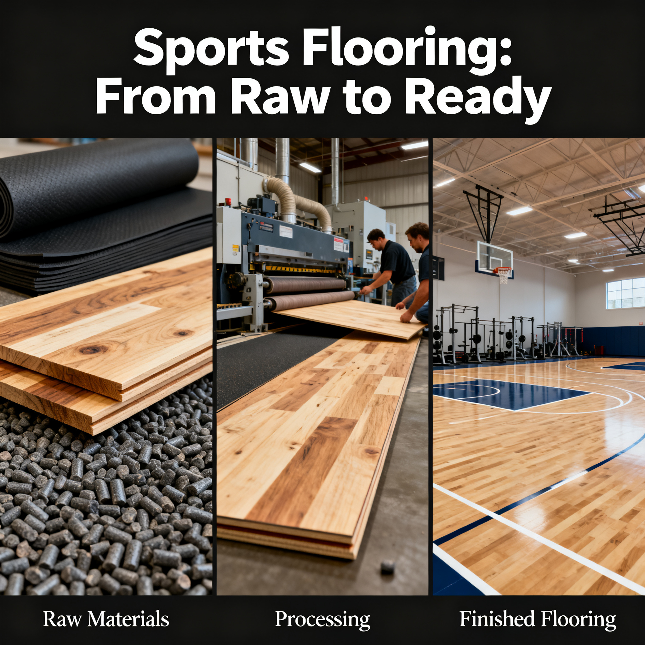 From Raw Materials to Finished Products: Unveiling the Brand Strength Behind Sports Flooring