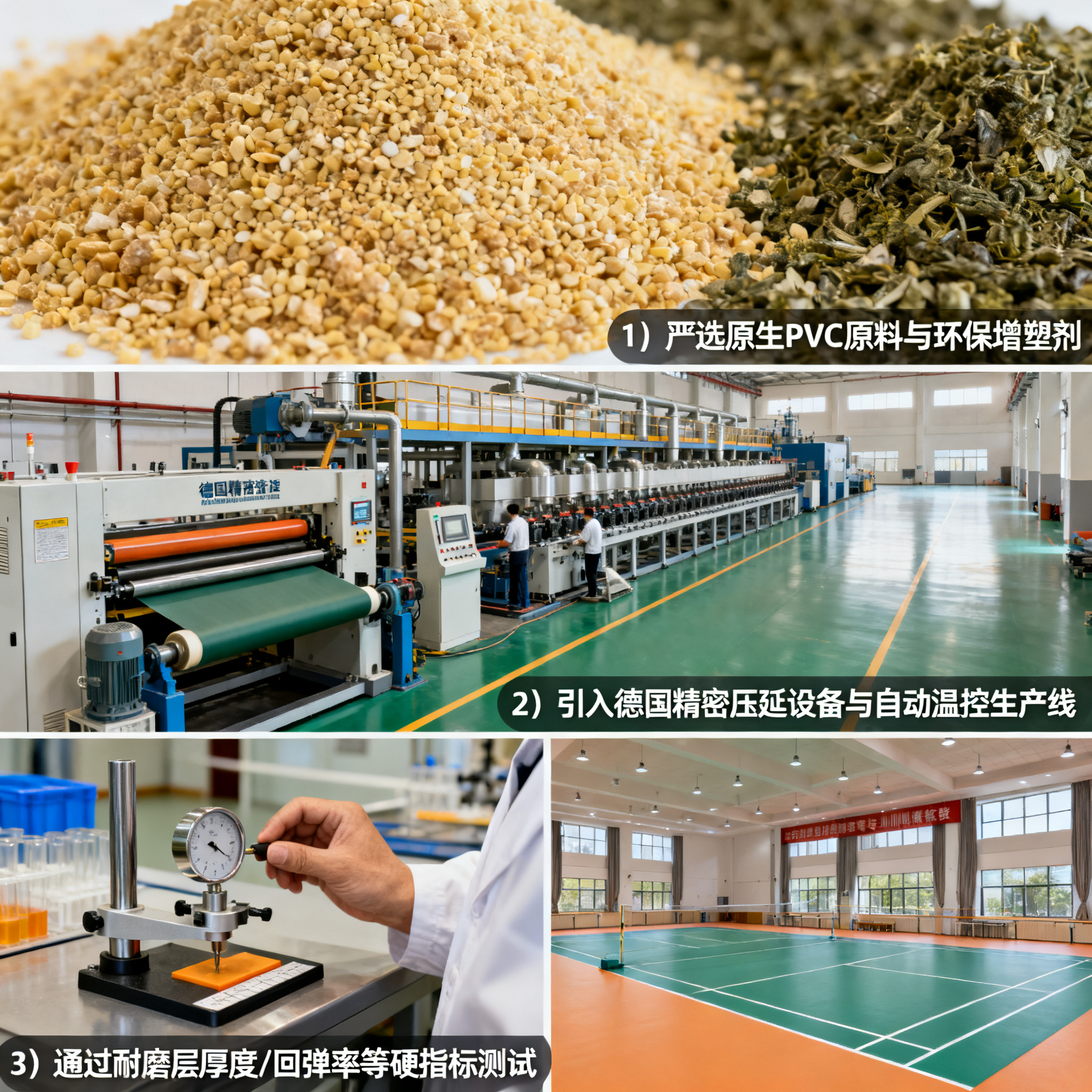 从原料到成品,揭秘场馆地胶背后的品牌硬实力