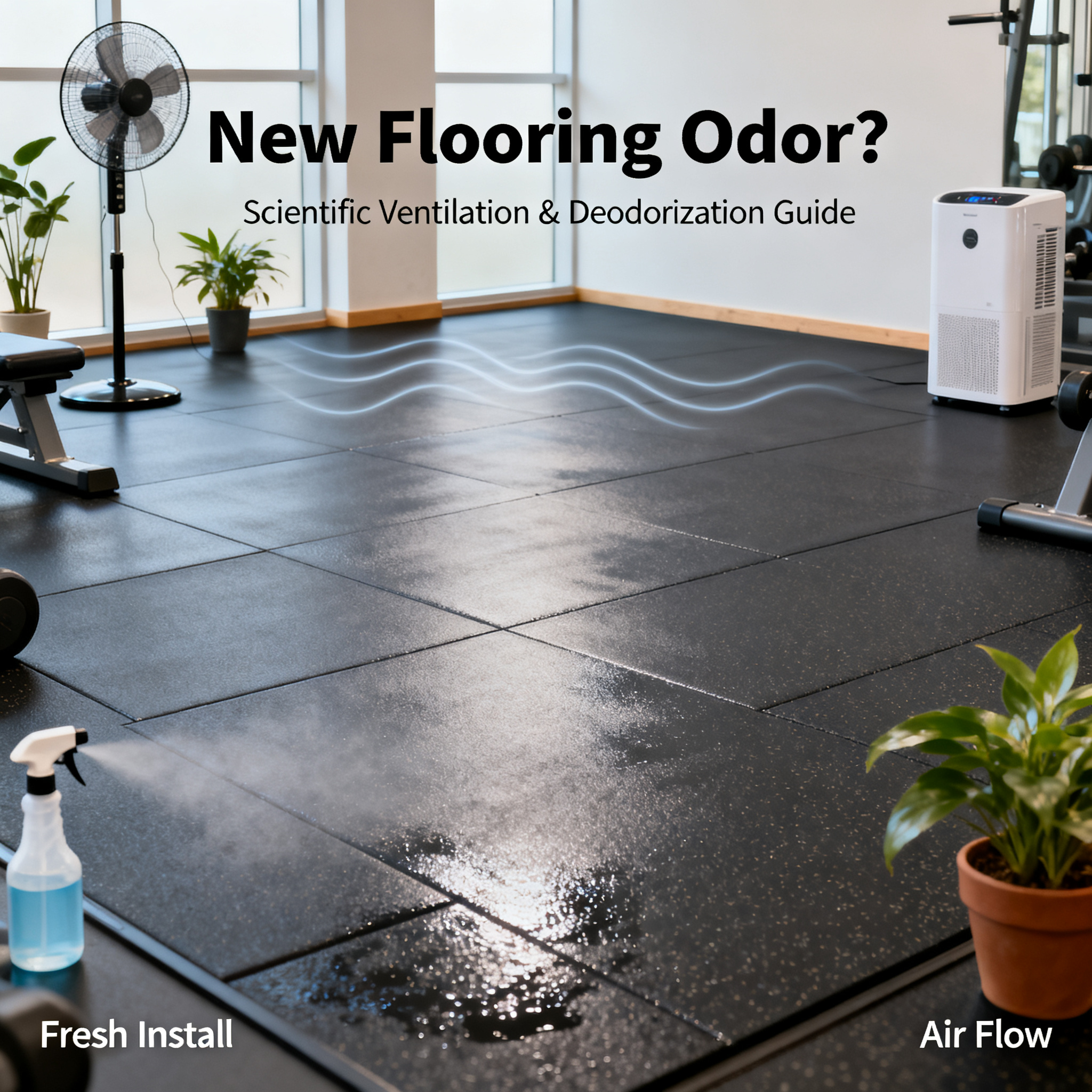 New Flooring Odor? A Scientific Guide to Ventilation and Deodorization After Gym Flooring Installation