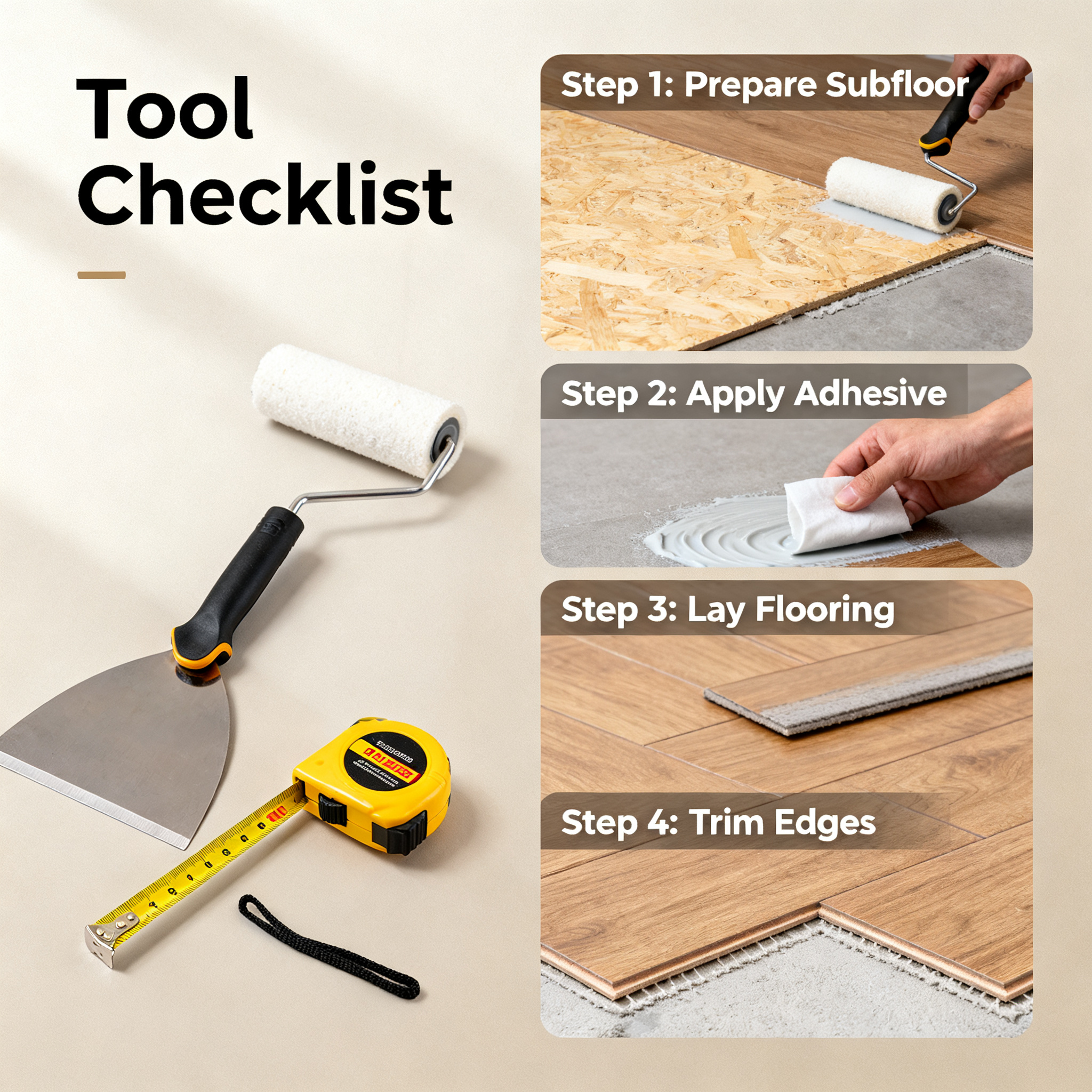 Learning from Scratch: Complete Tool Checklist and Step-by-Step Installation Guide for Sports Flooring