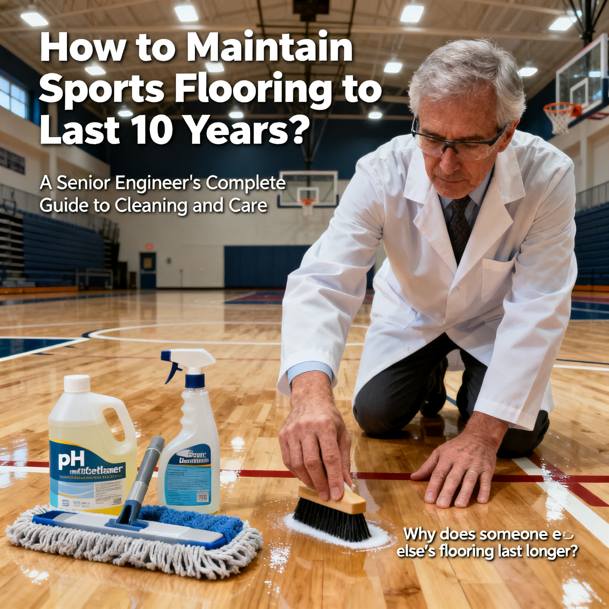 How to Maintain Sports Flooring to Last 10 Years? A Senior Engineer's Complete Guide to Cleaning and Care