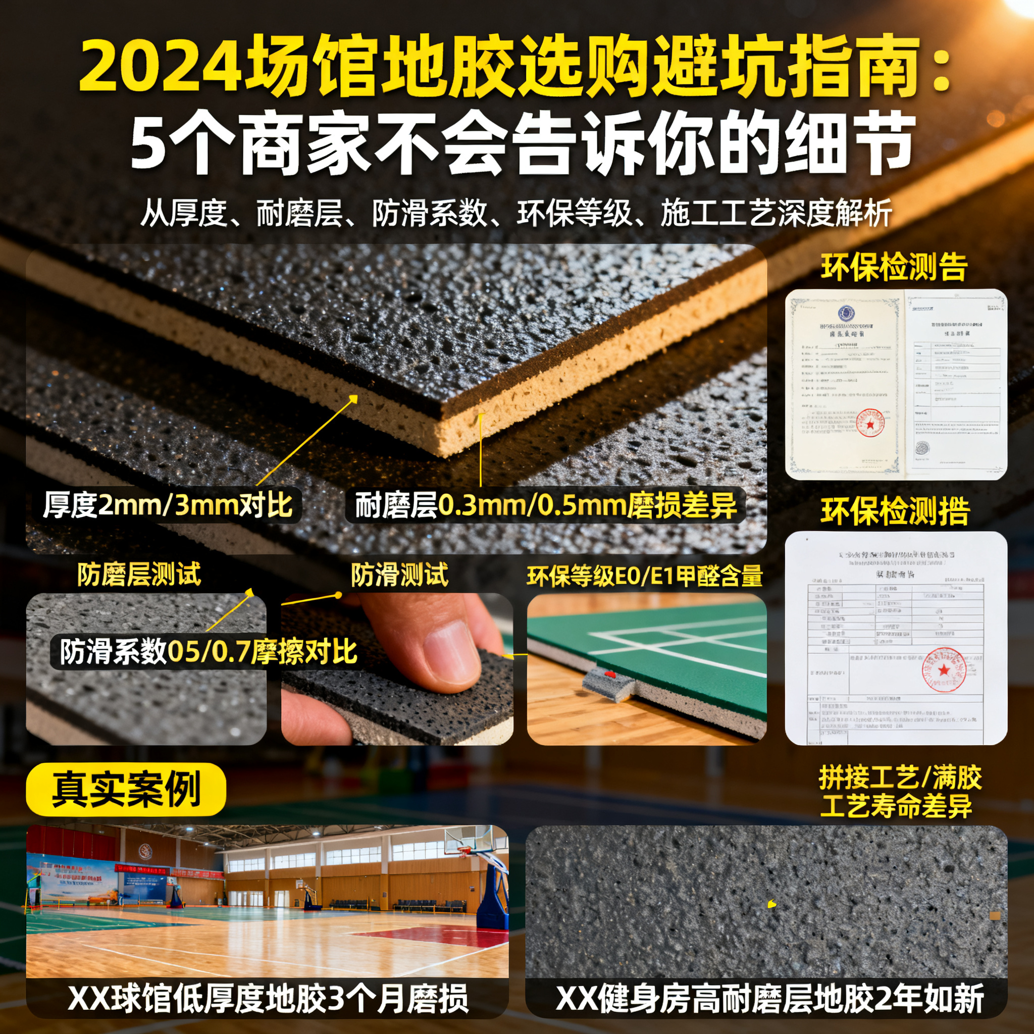 2024场馆地胶选购避坑指南:这5个细节商家绝不会告诉你