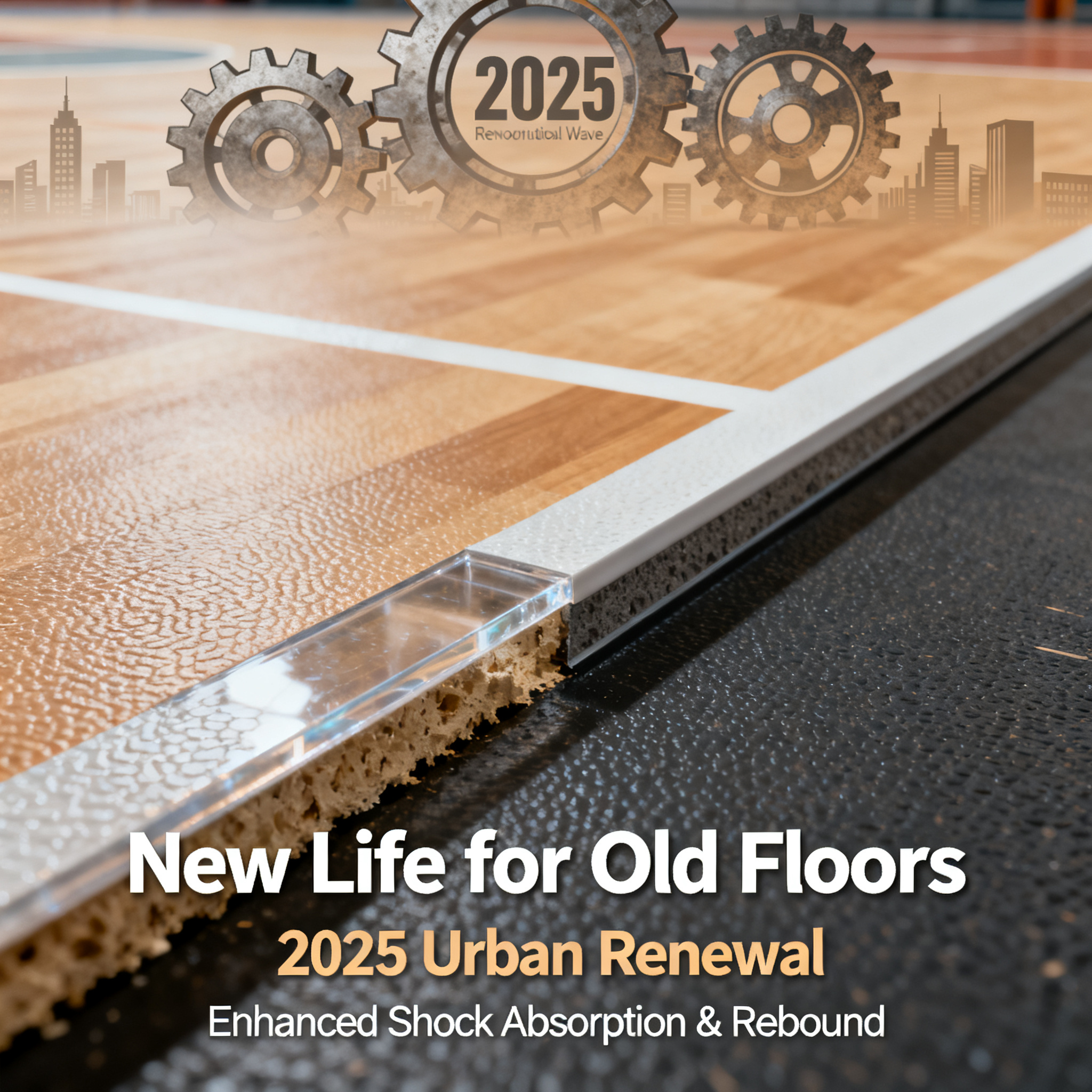 How to Achieve 'New Life for Old Floors' in Shock Absorption and Rebound Performance Amid the Renovation Wave of Old Sports Venues?