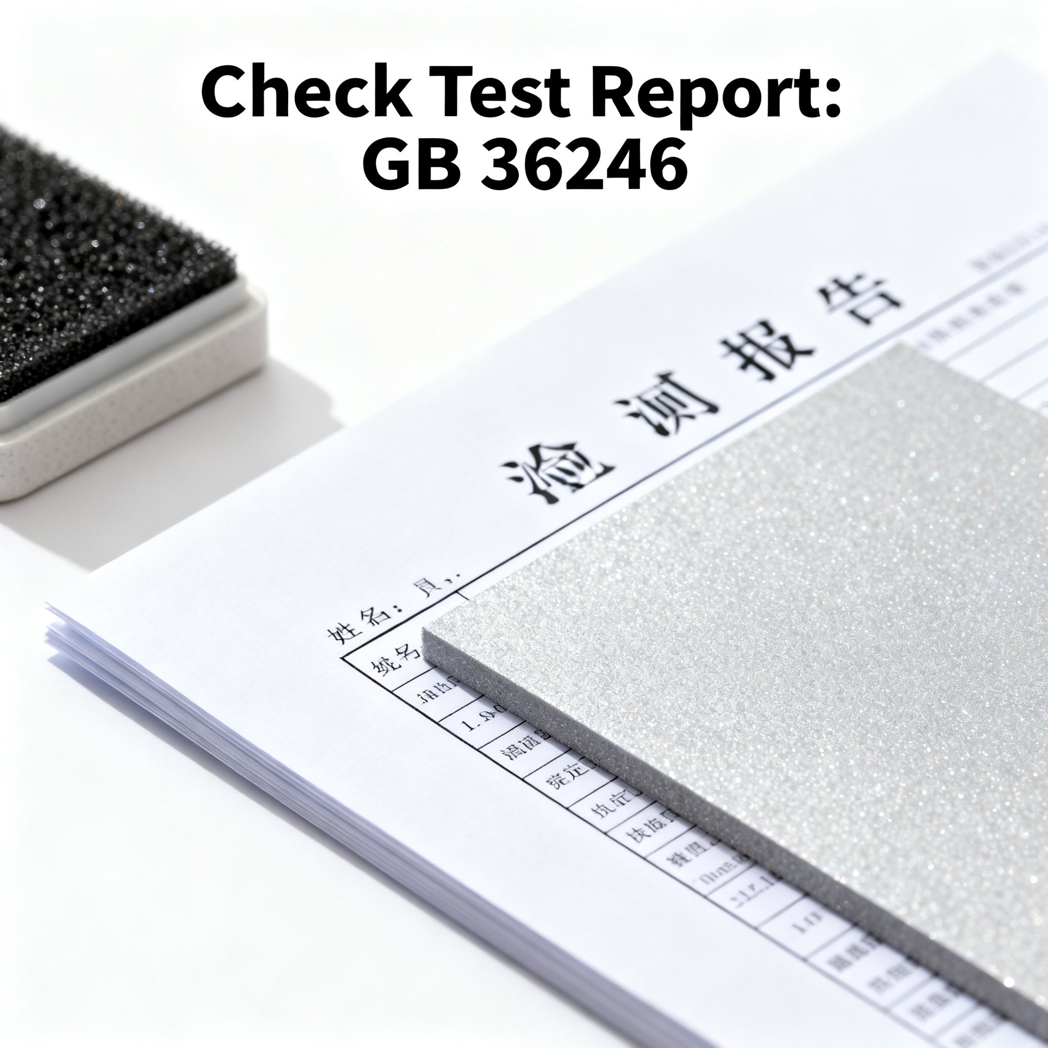 Tip 2: Check the Test Report—Look for National Standard GB 36246