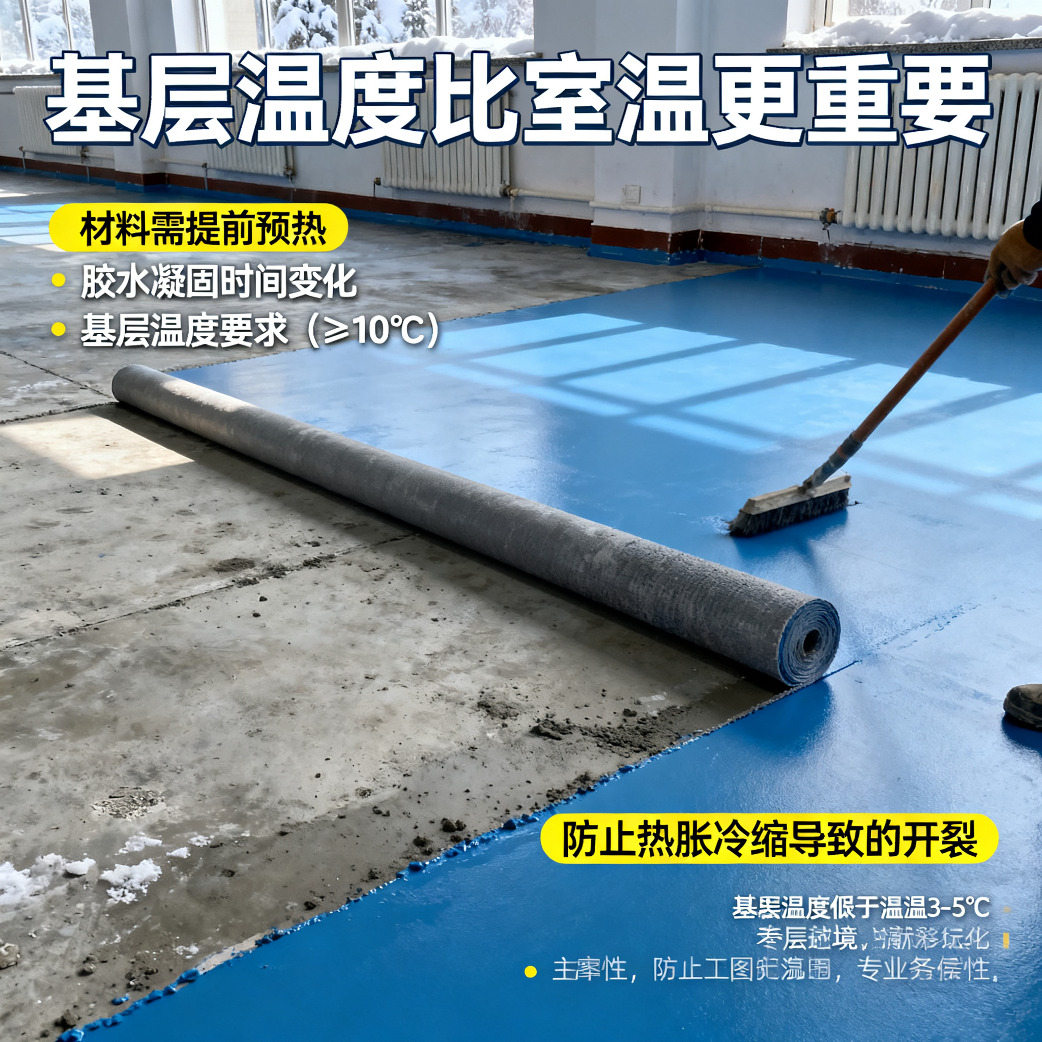基层温度比室温更重要，别被“表面现象”骗了