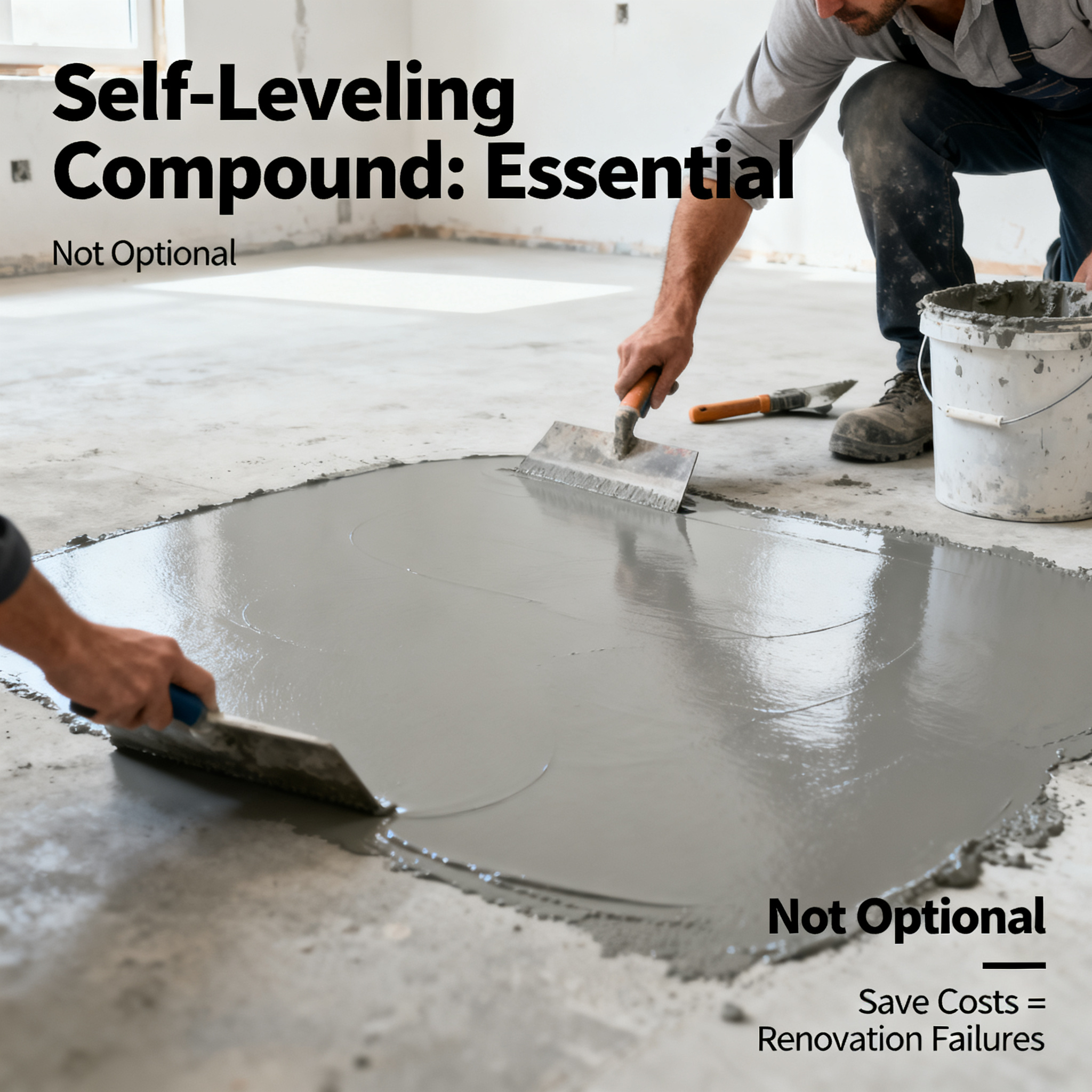 Self-Leveling Compound: Not Optional, Essential