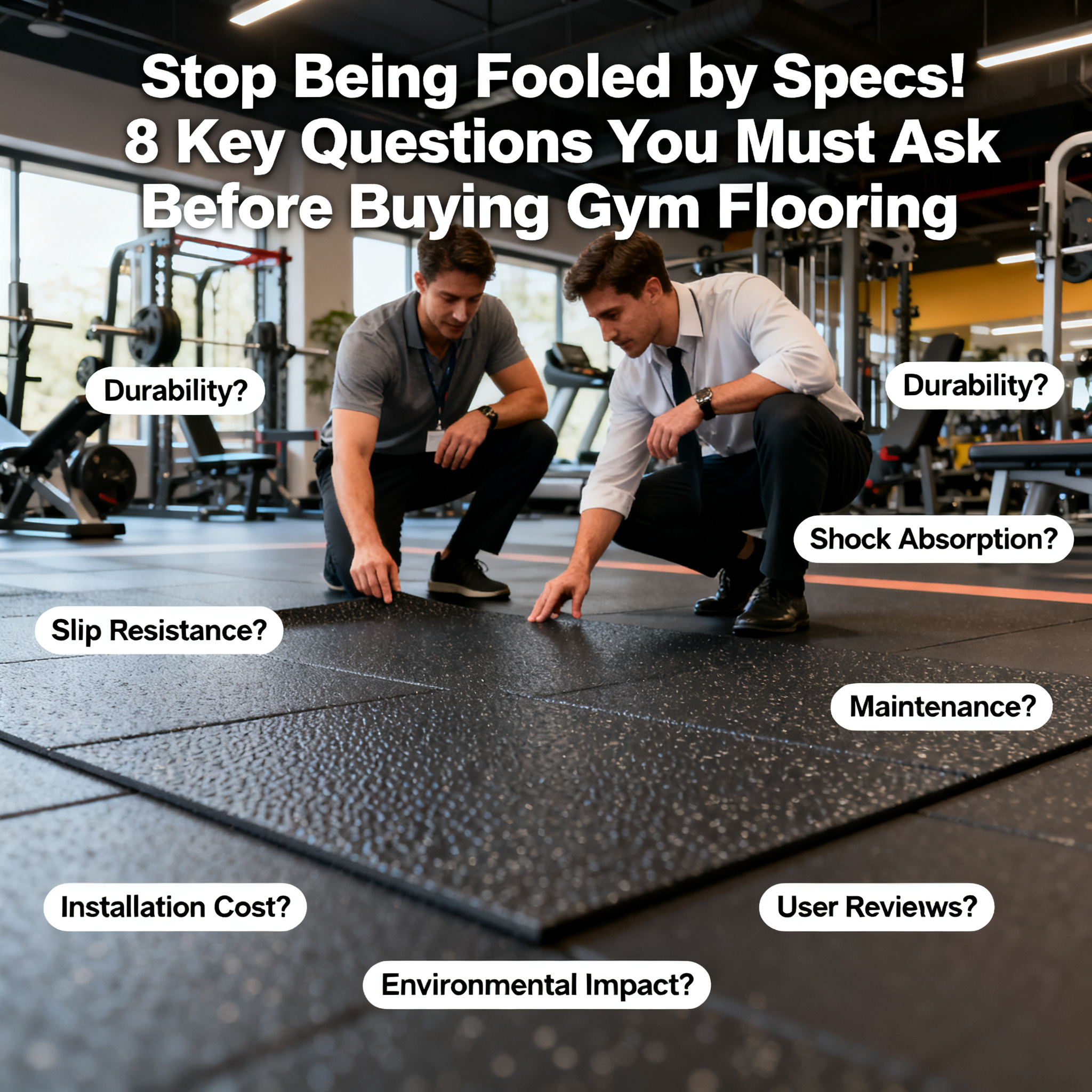 Stop Being Fooled by Specs! 8 Key Questions You Must Ask Before Buying Gym Flooring