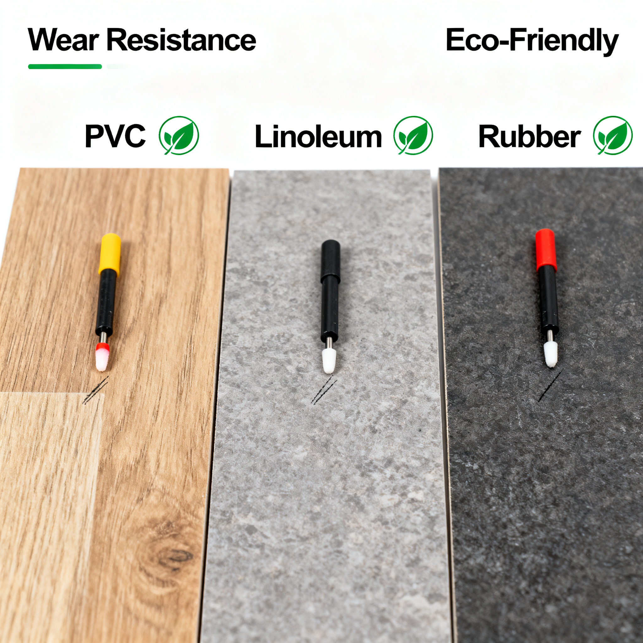 From Lab to Court: Ultimate Showdown of Flooring Materials — PVC, Linoleum, and Rubber in Wear Resistance and Eco-Friendliness