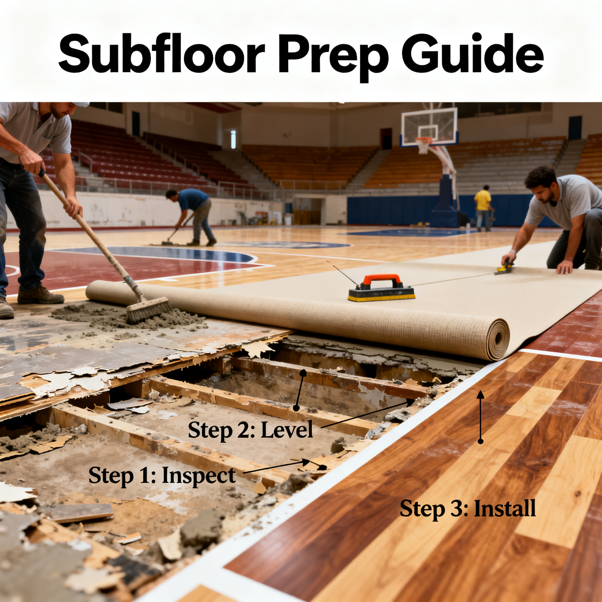 Renovating an Old Venue? Can You Lay Sports Flooring Directly Over Old Floors? A Complete Guide to Subfloor Preparation