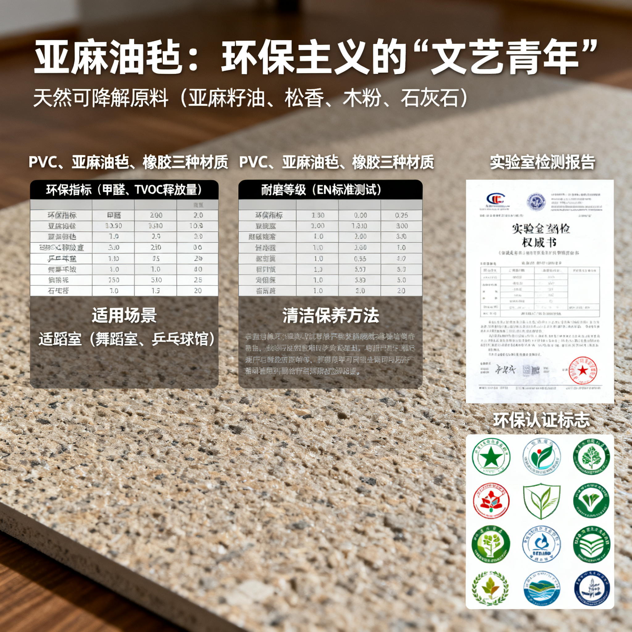 亚麻油毡:环保主义的“文艺青年”