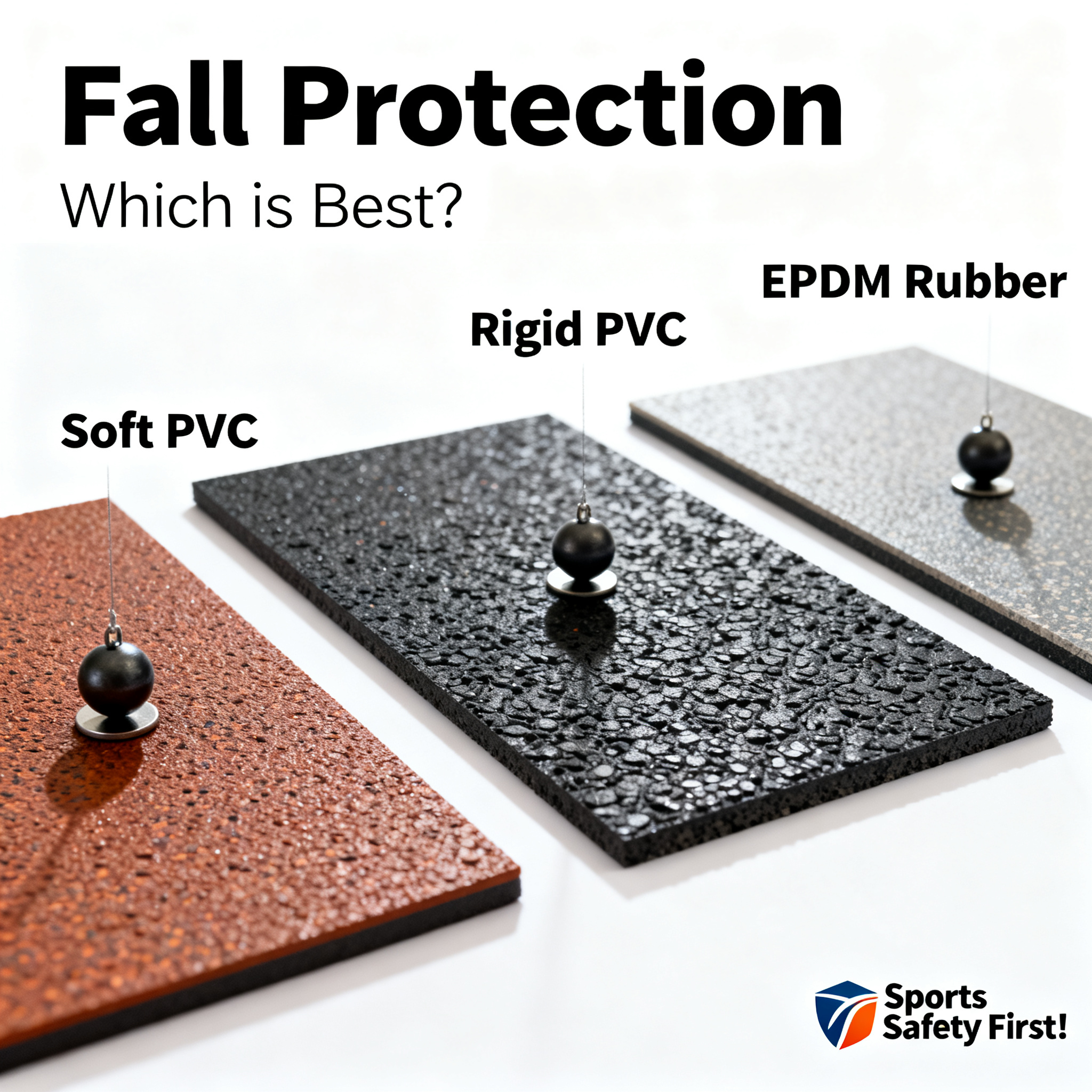 Sports Safety First! Flooring Material Comparison: Soft PVC vs. Rigid PVC vs. EPDM Rubber – Which Offers Better Fall Protection?