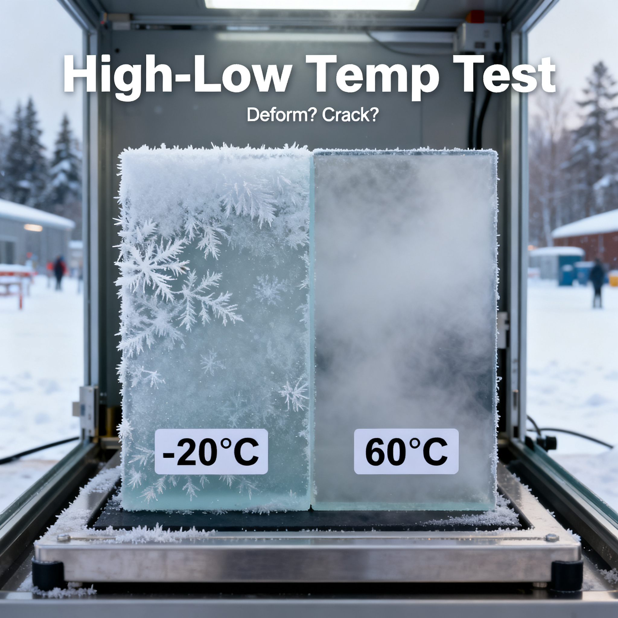 High-Low Temperature Cycling Test: Repeated Exposure from -20°C to 60°C—Will It Deform or Crack?