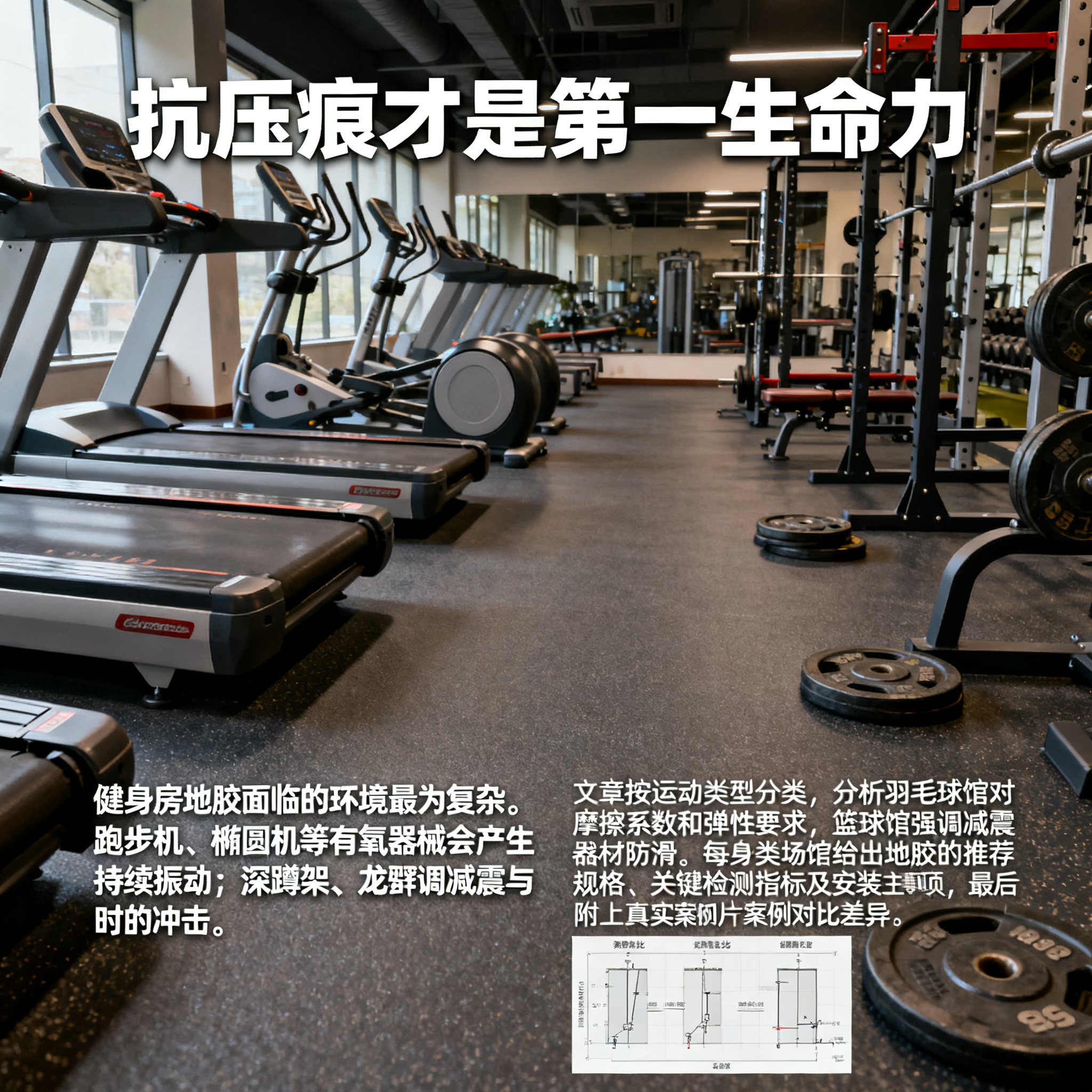 健身房:抗压痕才是第一生命力