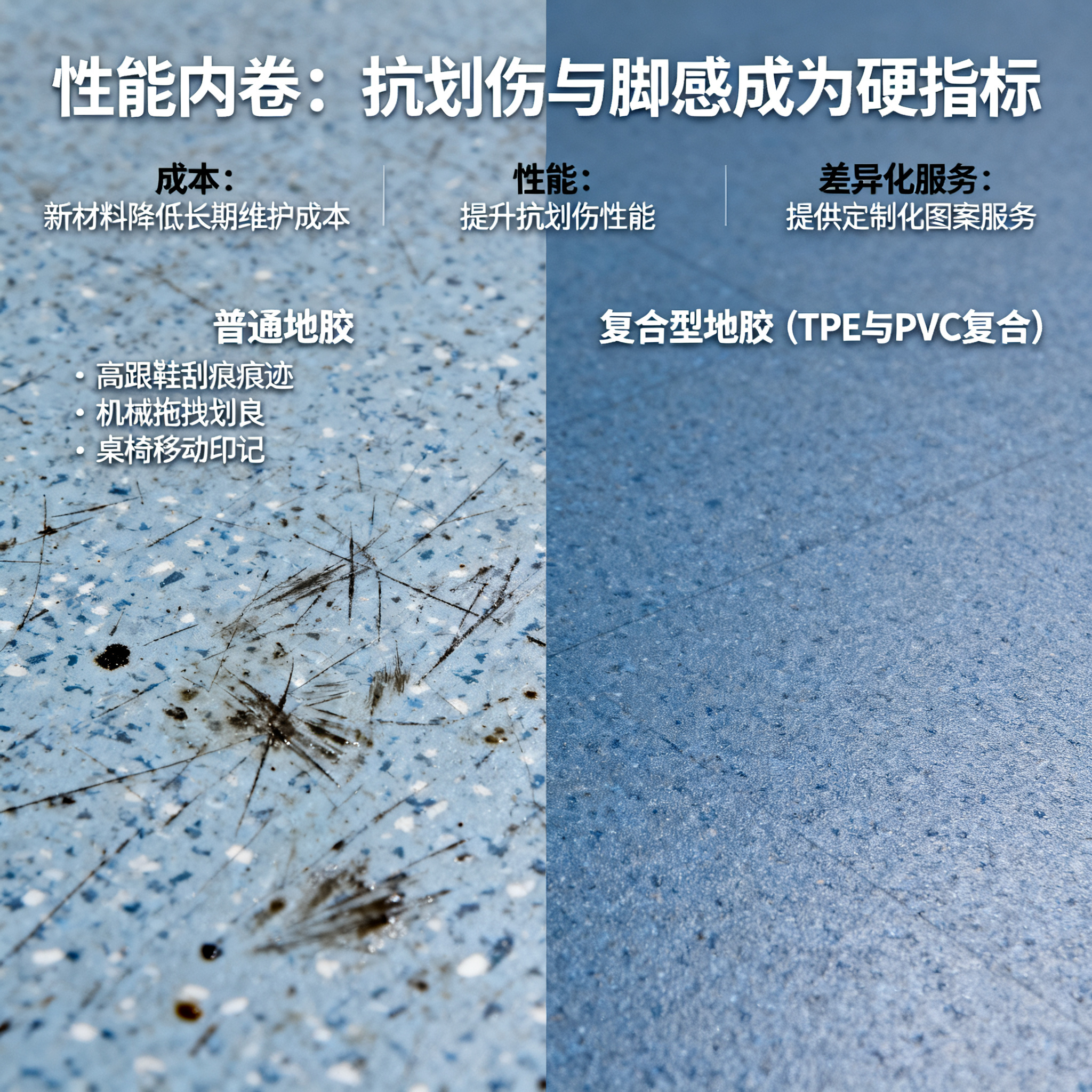 性能内卷:抗划伤与脚感成为硬指标