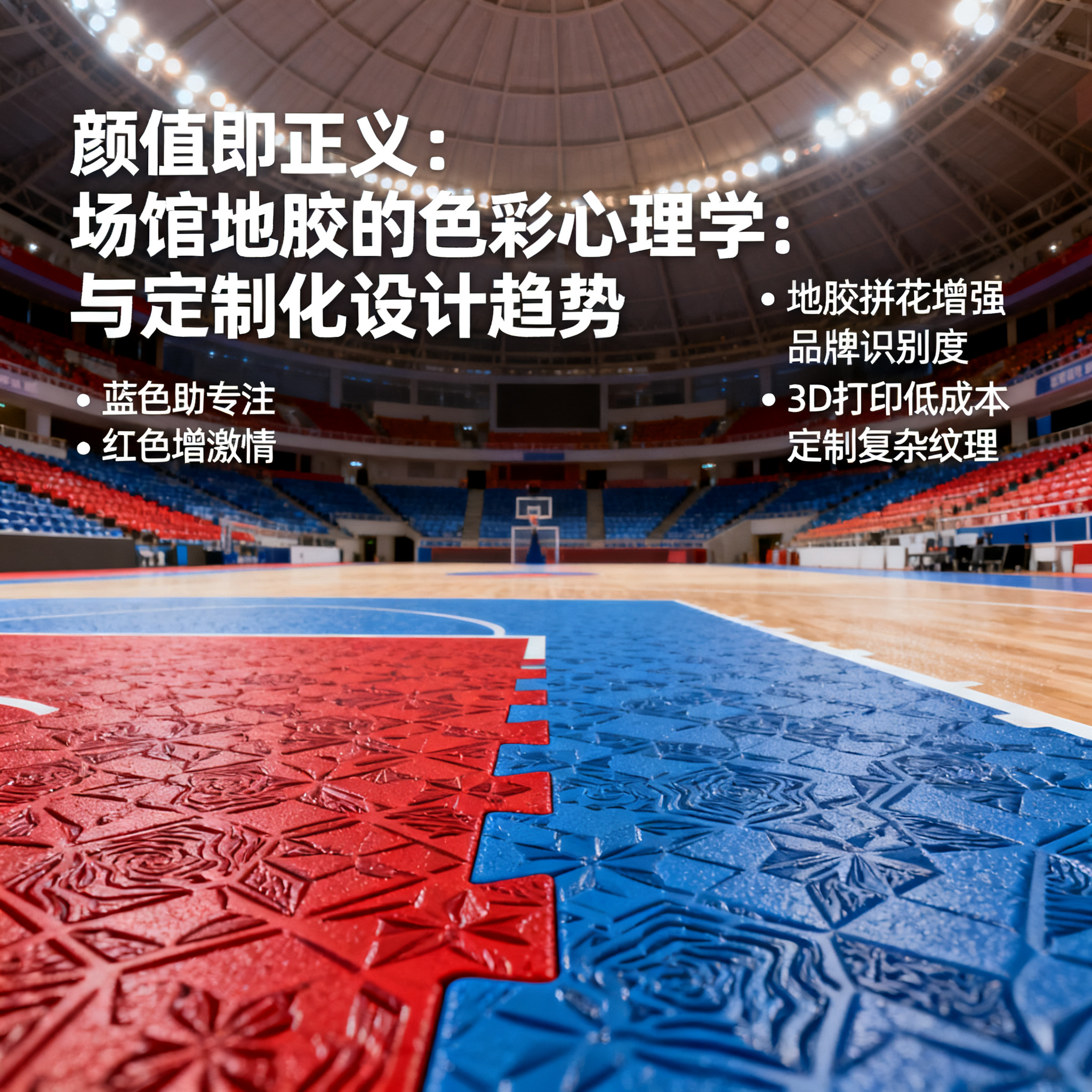 颜值即正义:场馆地胶的色彩心理学与定制化设计趋势